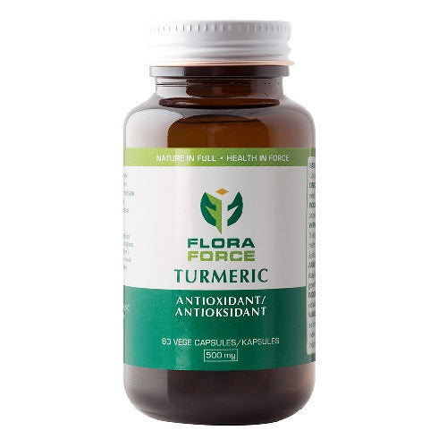 Turmeric Capsule 500mg 60 Flora Force