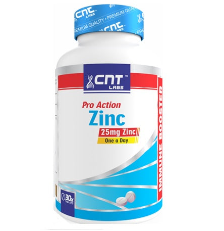 Pro-Action Zinc 25mg 30 Tablets